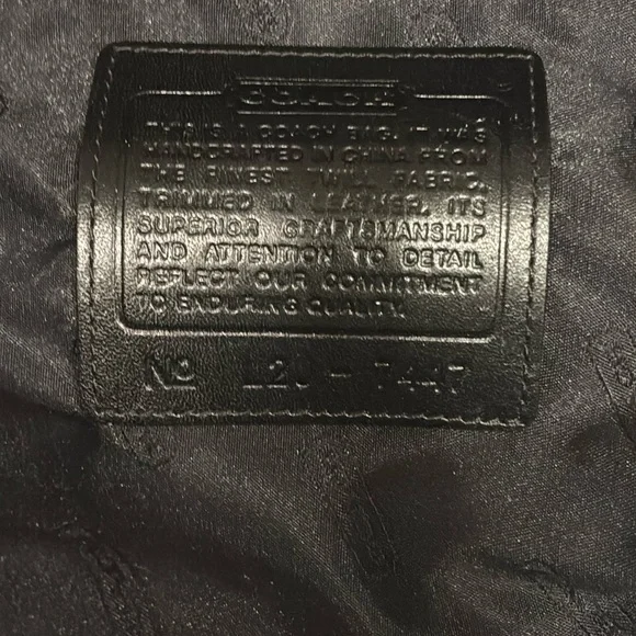 Coach Nylon Black Mini Tote Bag - Picture 12 of 14